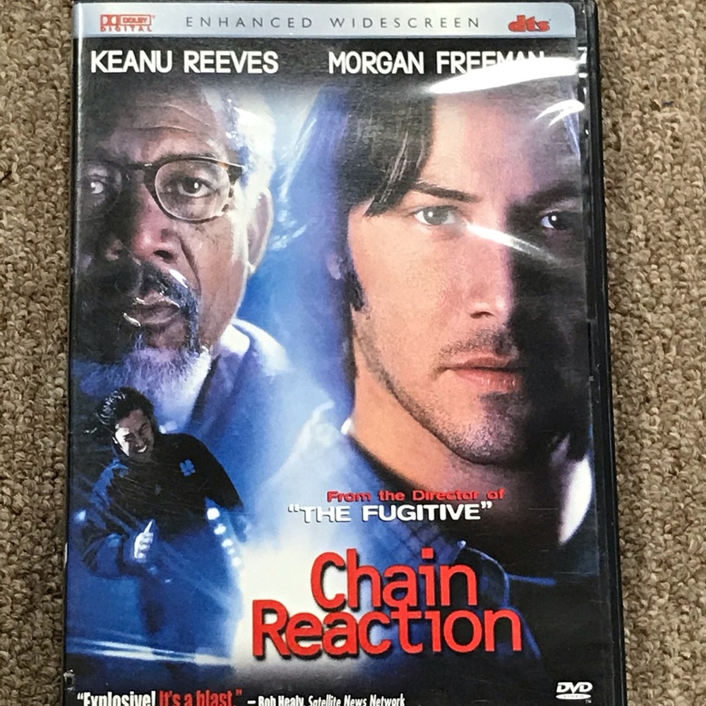 DVD- Chain Reaction Rated PG-13